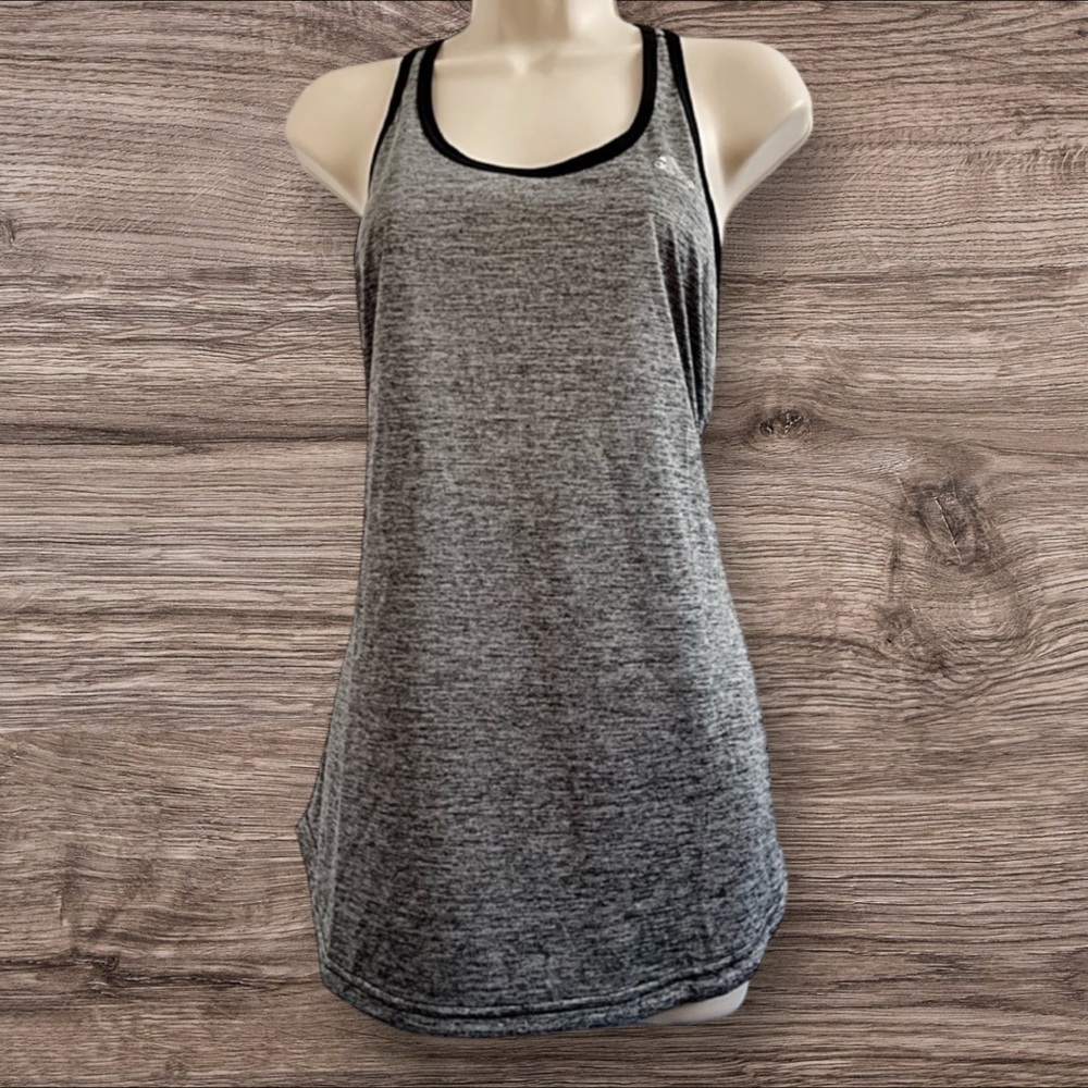 ✨ Adidas Climalite Gray Racerback Tank Top | Size Large